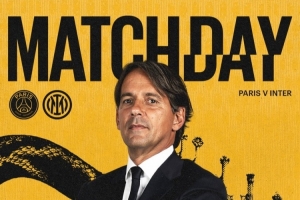 国米发布海报预热欧冠决赛：主帅小因扎吉出镜